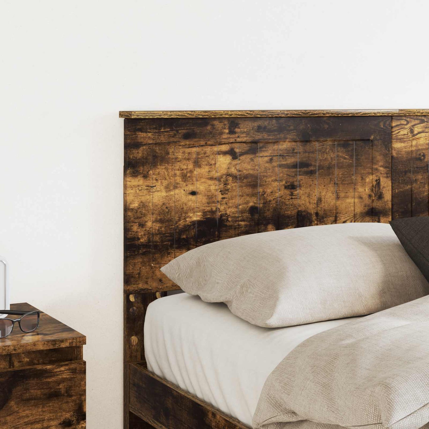 vidaXL Kopfteil Geräucherte Eiche 140 cm Holzwerkstoff