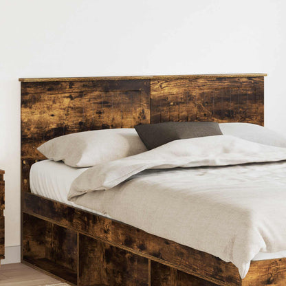 vidaXL Kopfteil Geräucherte Eiche 140 cm Holzwerkstoff
