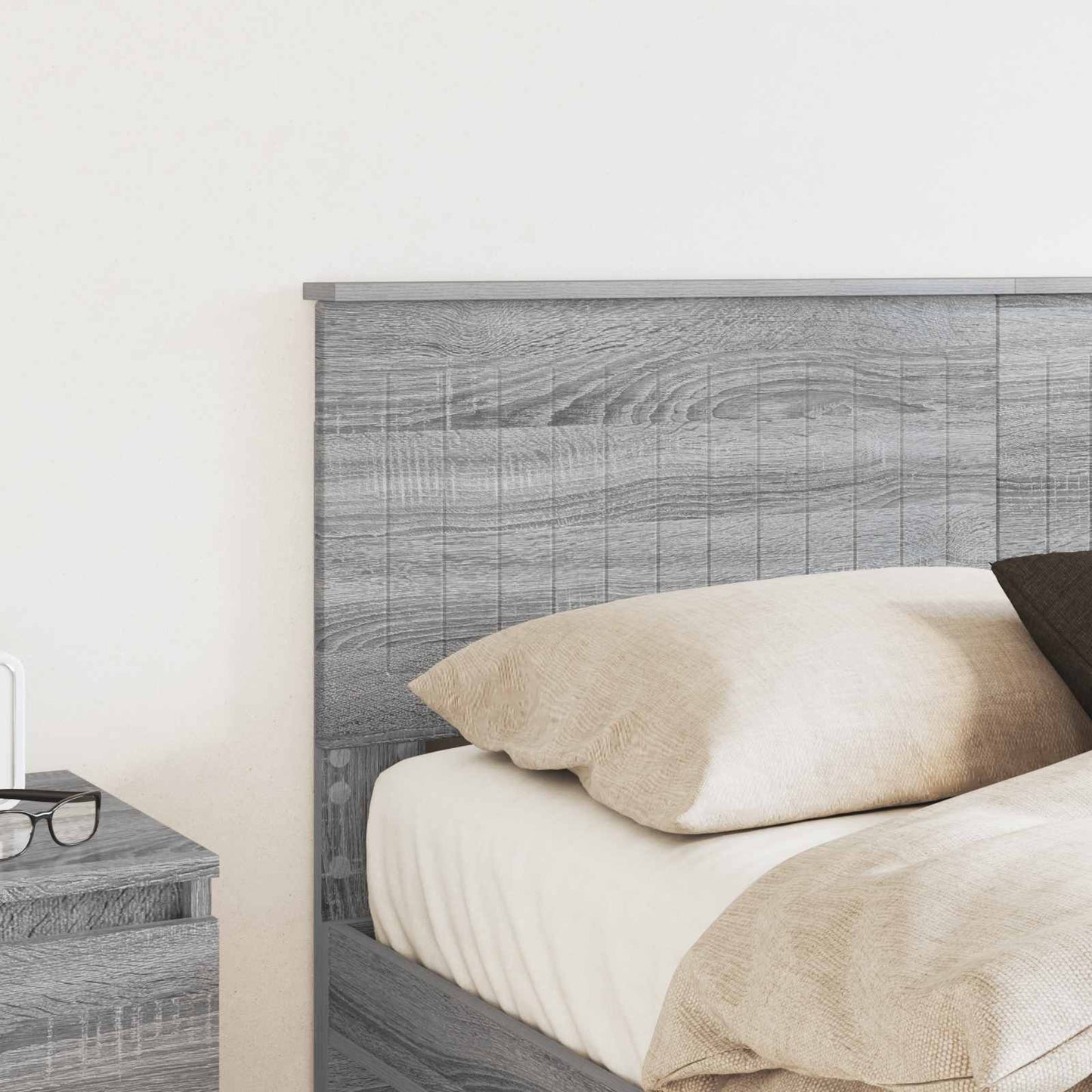 vidaXL Tête de lit Sonoma gris 140 cm Bois d'ingénierie