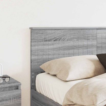 vidaXL Tête de lit Sonoma gris 140 cm Bois d'ingénierie