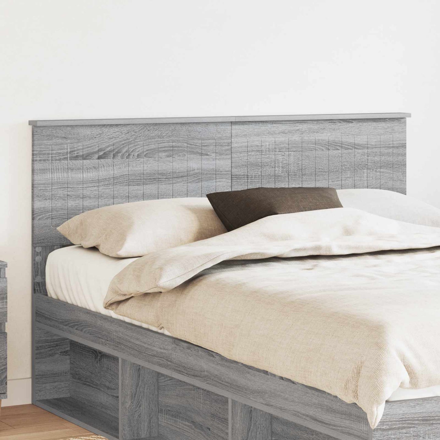 vidaXL Tête de lit Sonoma gris 140 cm Bois d'ingénierie