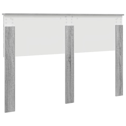 vidaXL Tête de lit Sonoma gris 140 cm Bois d'ingénierie