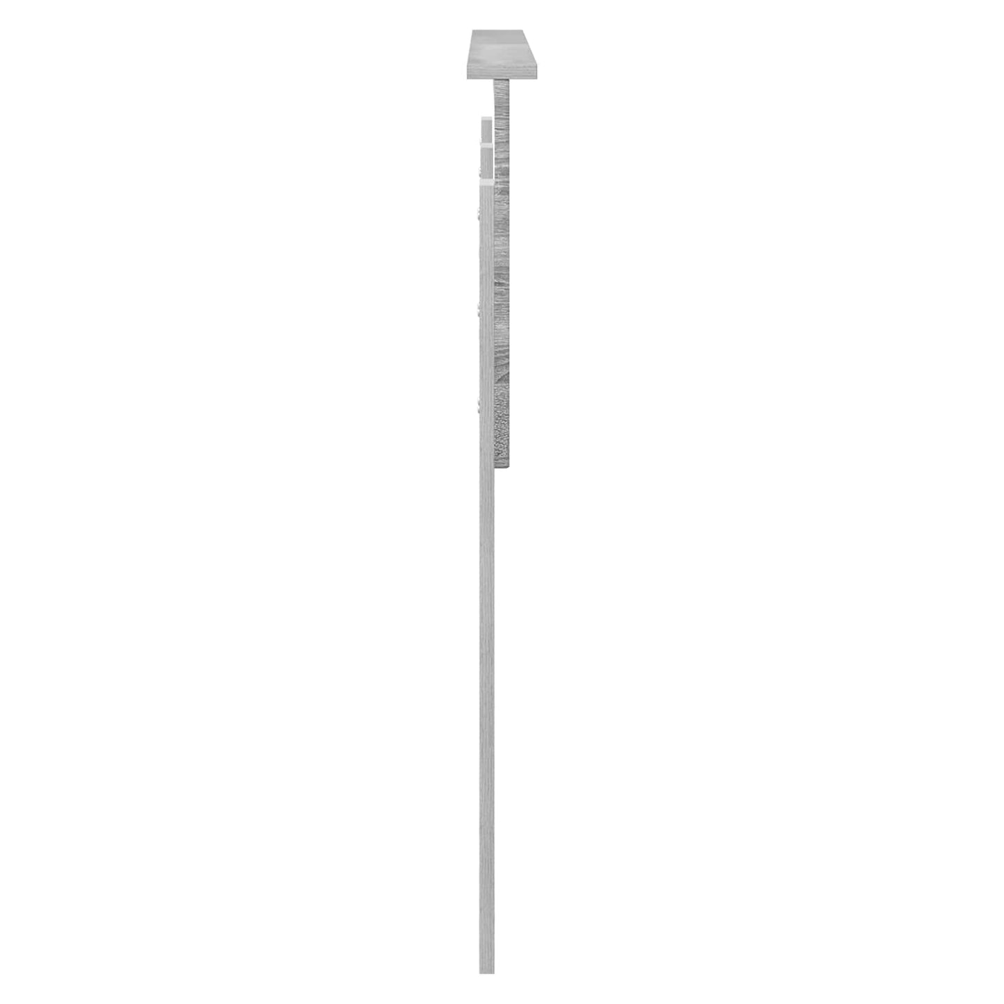 vidaXL Tête de lit Sonoma gris 140 cm Bois d'ingénierie