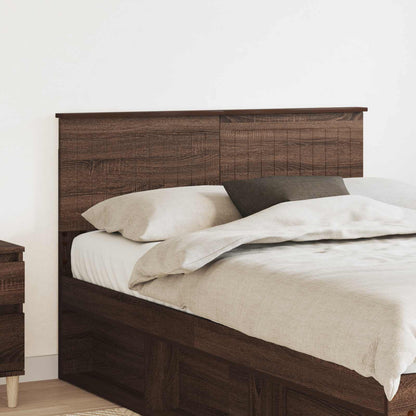 vidaXL Kopfteil Braun Eichen-Optik 140 cm Holzwerkstoff