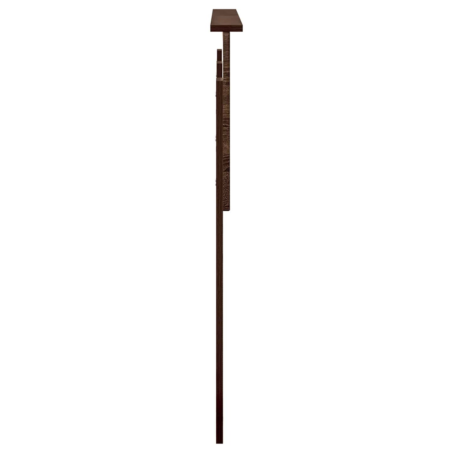 vidaXL Kopfteil Braun Eichen-Optik 140 cm Holzwerkstoff