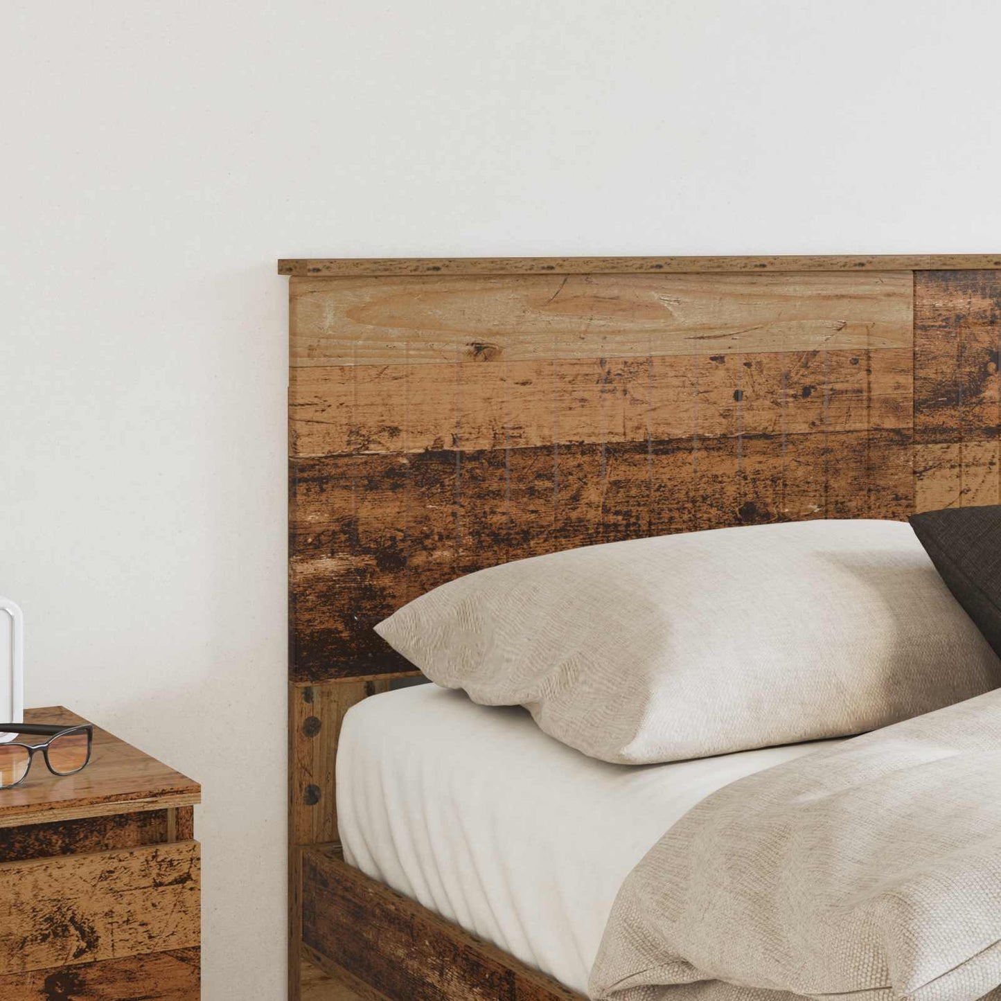 vidaXL Kopfteil Altholz 140 cm Holzwerkstoff