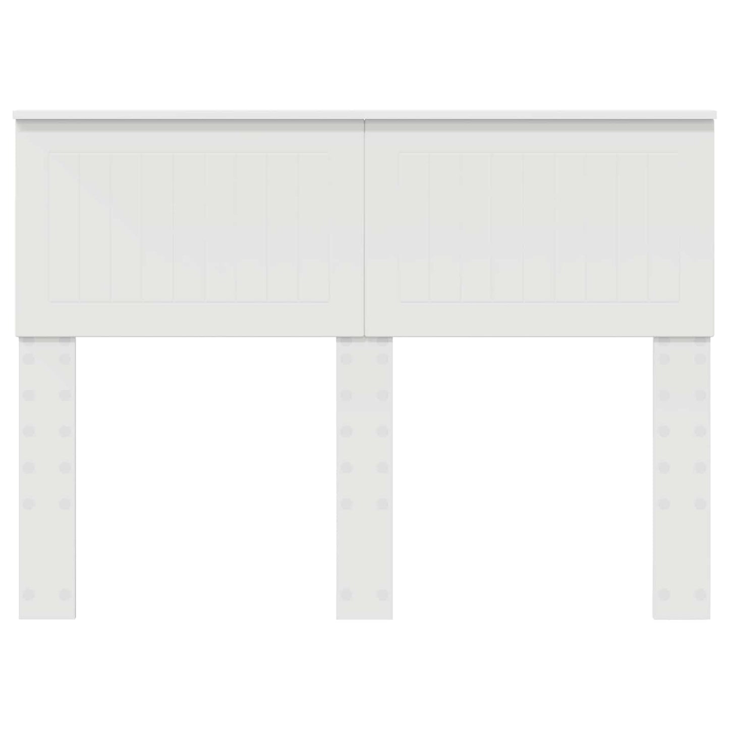 Kopfteil Weiß 135 cm Holzwerkstoff