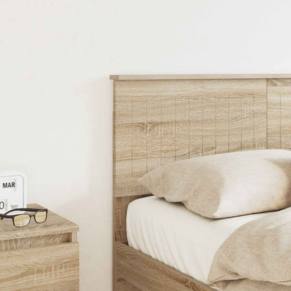 vidaXL Kopfteil Sonoma-Eiche 135 cm Holzwerkstoff