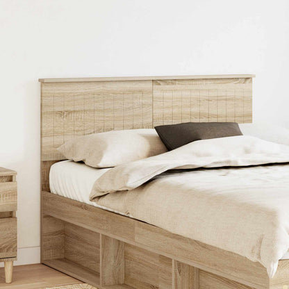 vidaXL Kopfteil Sonoma-Eiche 135 cm Holzwerkstoff