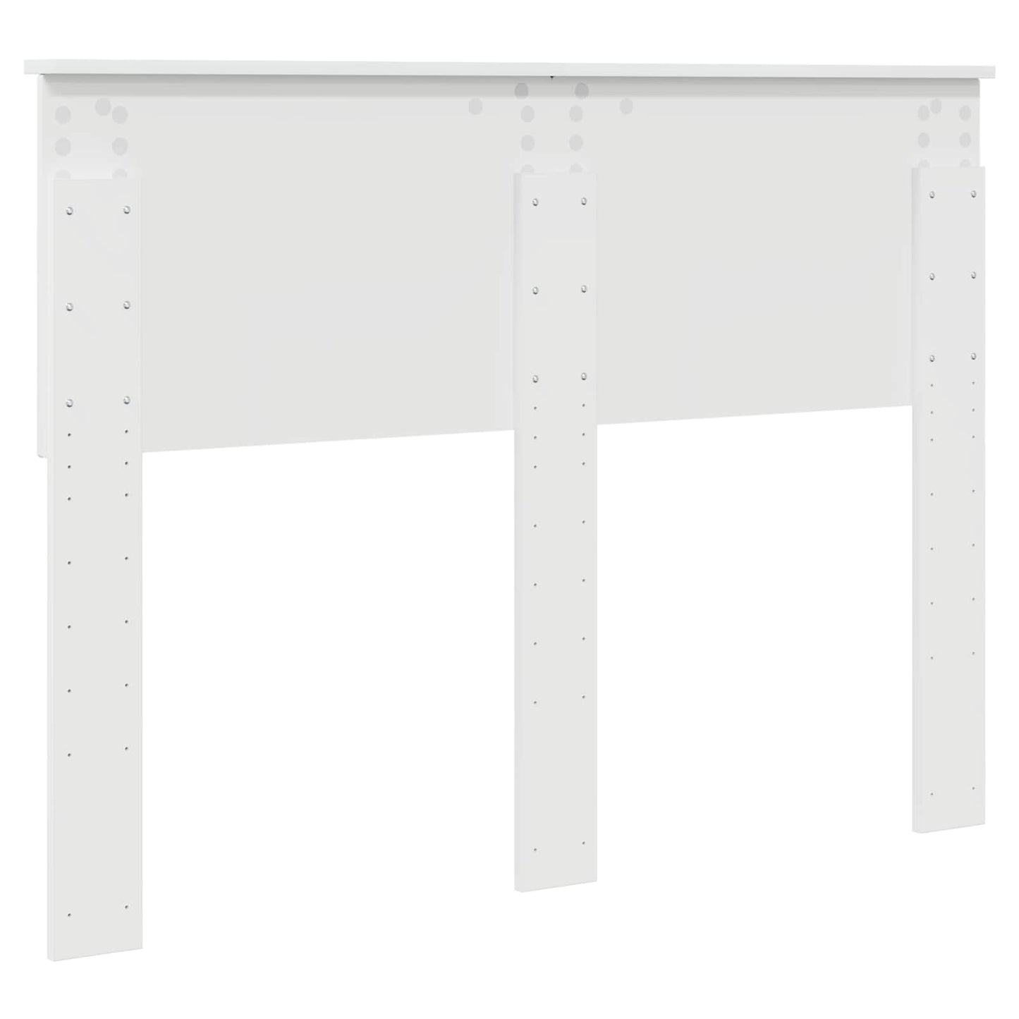 vidaXL Tête de lit Blanc brillant 135 cm Bois d'ingénierie