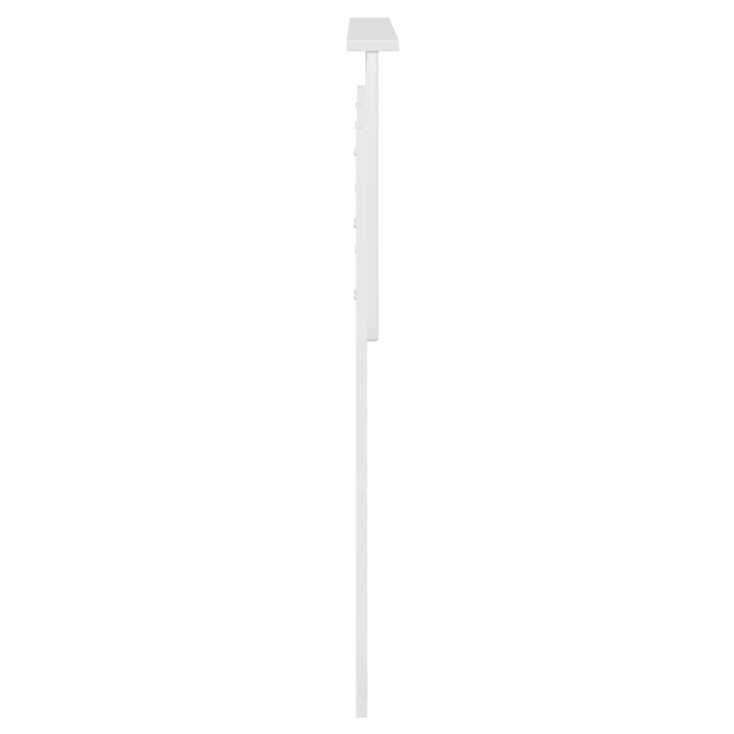 vidaXL Tête de lit Blanc brillant 135 cm Bois d'ingénierie