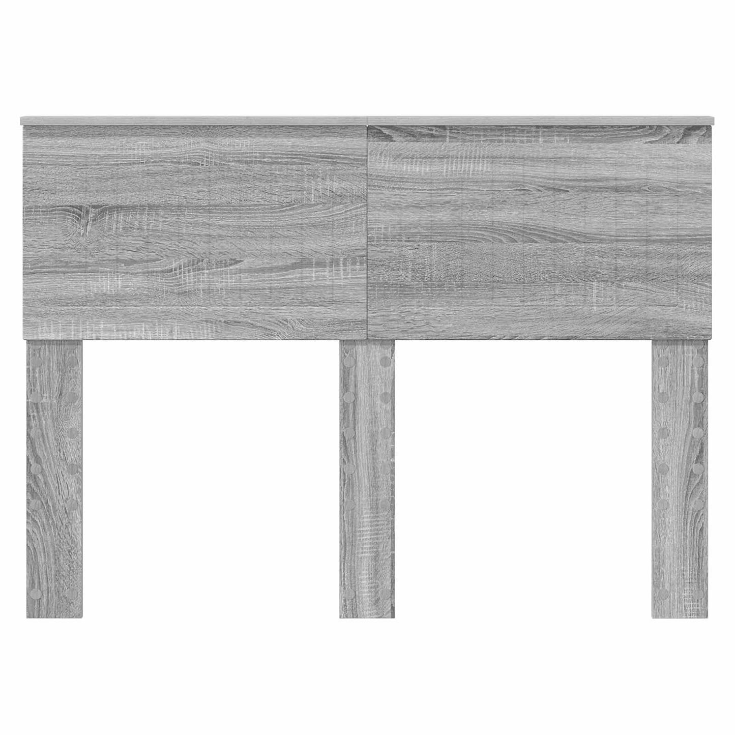 vidaXL Tête de lit Sonoma gris 135 cm Bois d'ingénierie