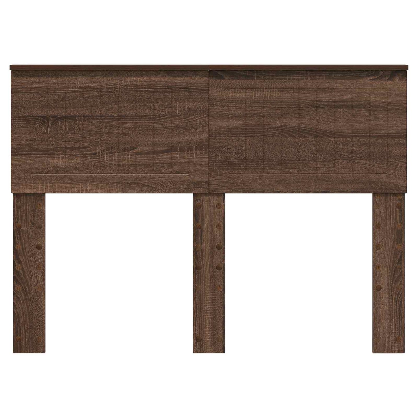 Kopfteil Braun Eichen-Optik 135 cm Holzwerkstoff