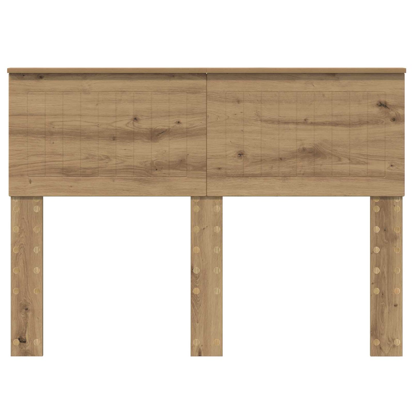 vidaXL Kopfteil Artisan-Eiche 135 cm Holzwerkstoff