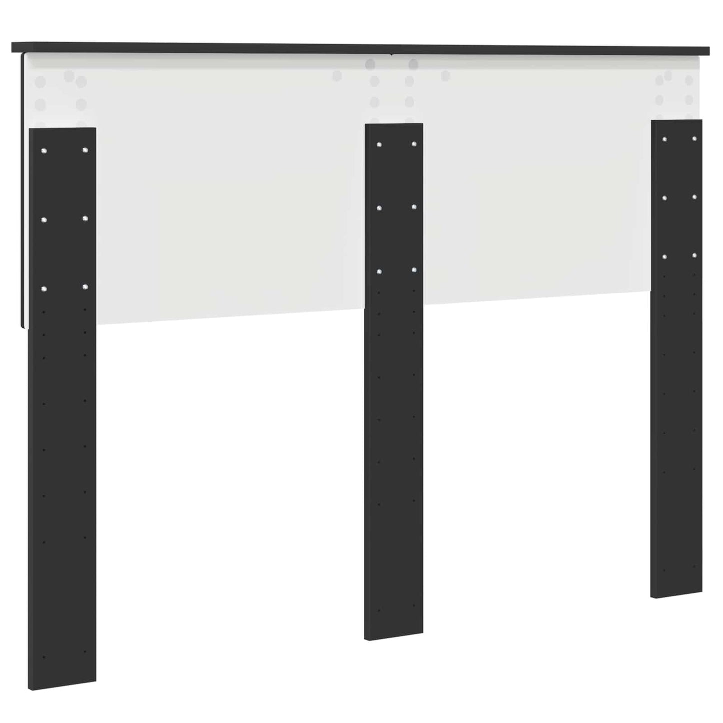 vidaXL Tête de lit Chêne noir 120 cm Bois d'ingénierie
