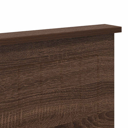 vidaXL Kopfteil Braun Eichen-Optik 120 cm Holzwerkstoff