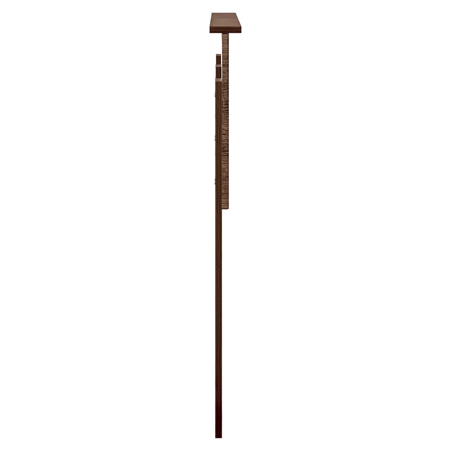vidaXL Kopfteil Braun Eichen-Optik 120 cm Holzwerkstoff