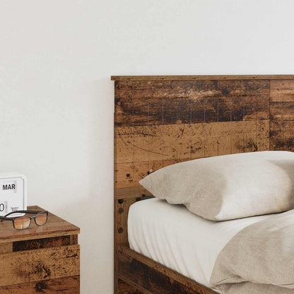 vidaXL Kopfteil Altholz 120 cm Holzwerkstoff