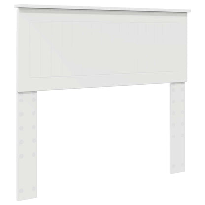 vidaXL Tête de lit Blanc 100 cm Bois d'ingénierie