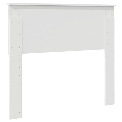 vidaXL Tête de lit Blanc 100 cm Bois d'ingénierie