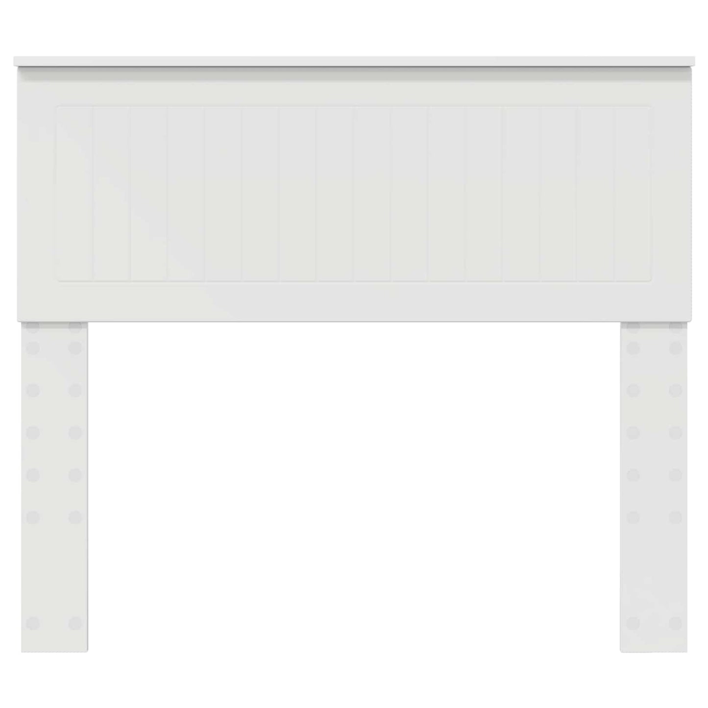 vidaXL Tête de lit Blanc 100 cm Bois d'ingénierie
