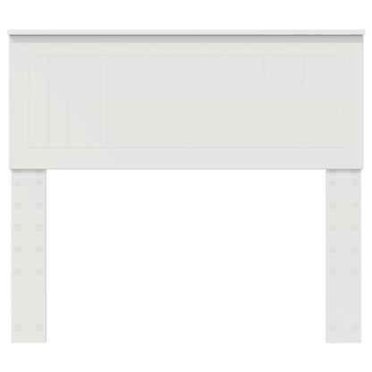 vidaXL Tête de lit Blanc 100 cm Bois d'ingénierie