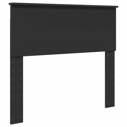vidaXL Tête de lit Noir aspect chêne 100 cm Bois d'ingénierie