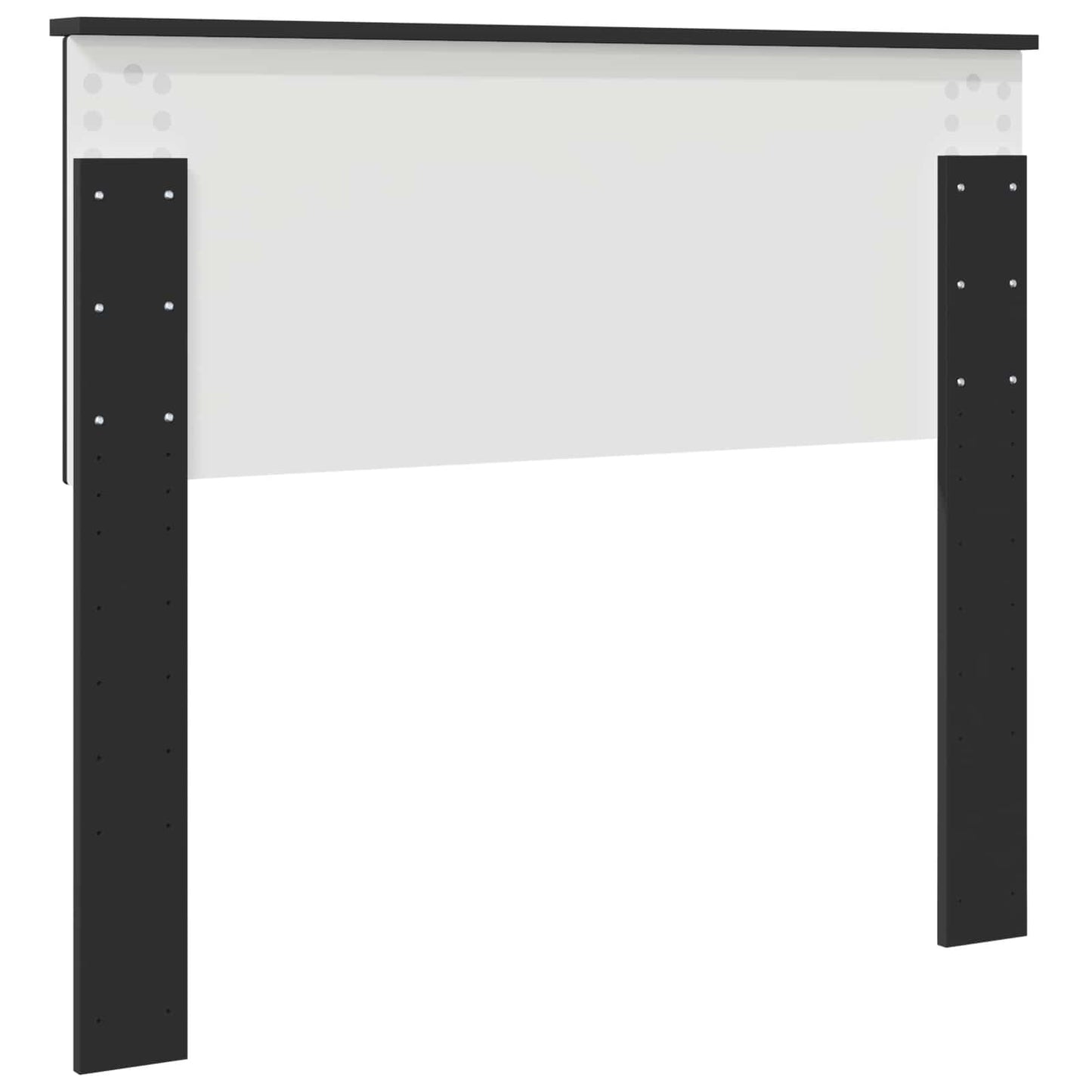 vidaXL Tête de lit Noir aspect chêne 100 cm Bois d'ingénierie