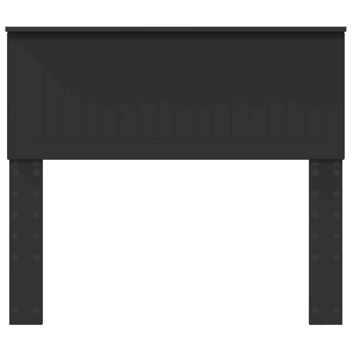 vidaXL Tête de lit Noir aspect chêne 100 cm Bois d'ingénierie