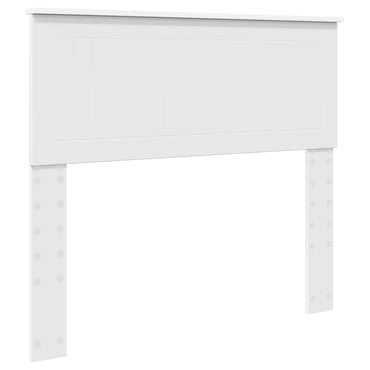 vidaXL Tête de lit Blanc brillant 100 cm Bois d'ingénierie