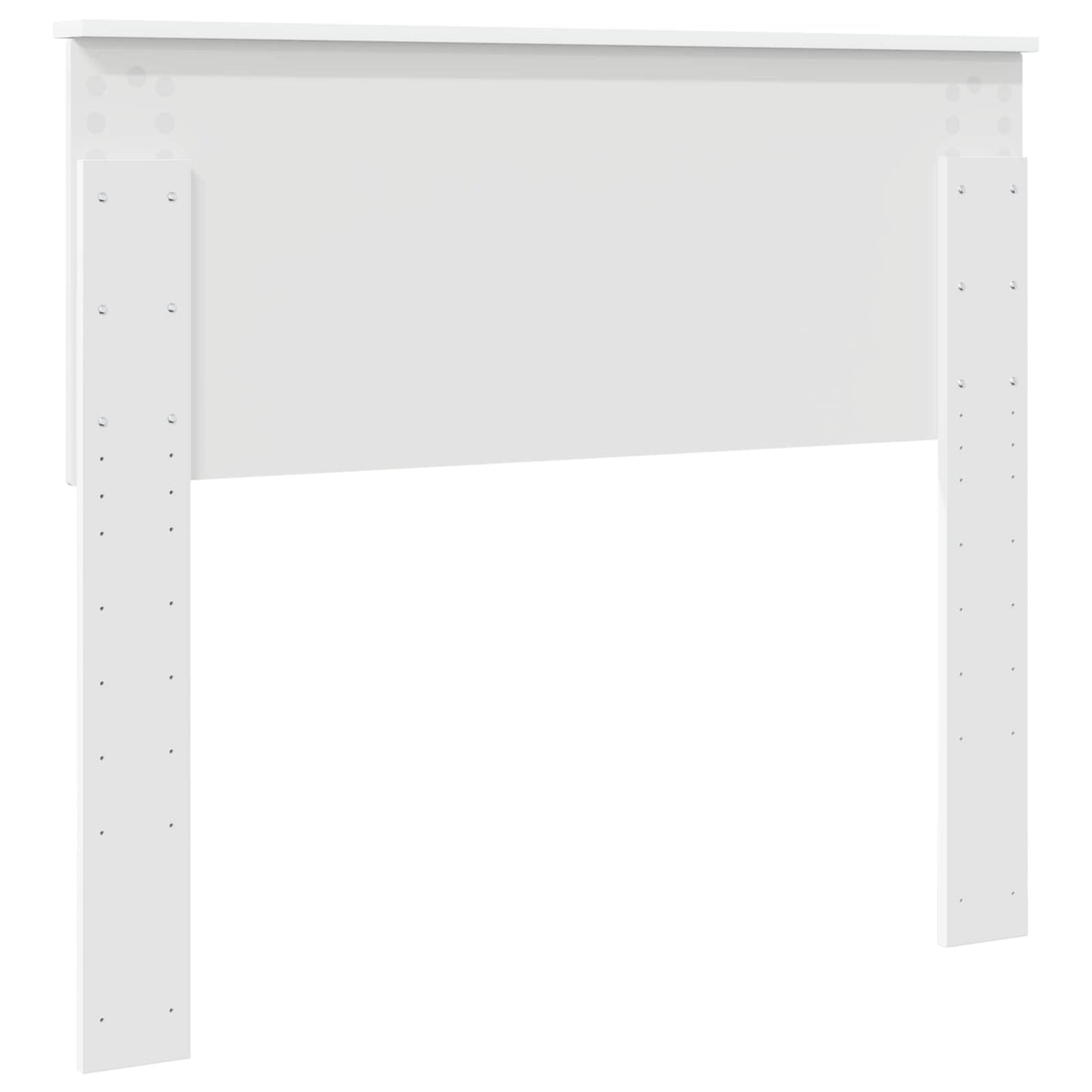 vidaXL Tête de lit Blanc brillant 100 cm Bois d'ingénierie