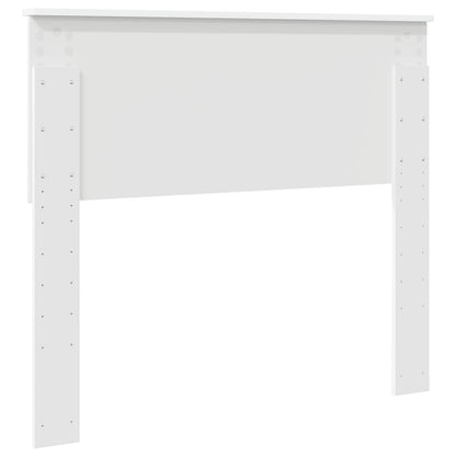 vidaXL Tête de lit Blanc brillant 100 cm Bois d'ingénierie