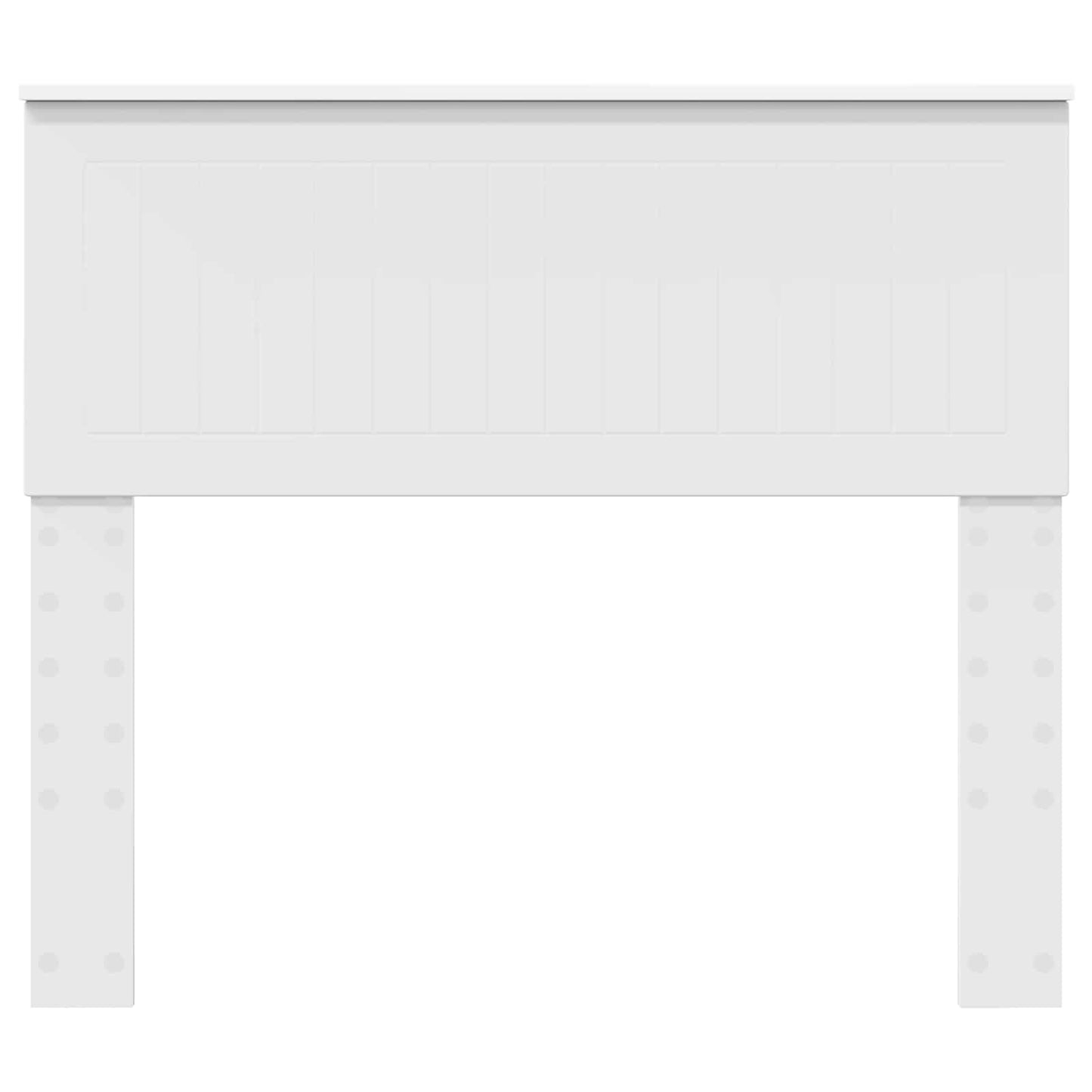 vidaXL Tête de lit Blanc brillant 100 cm Bois d'ingénierie