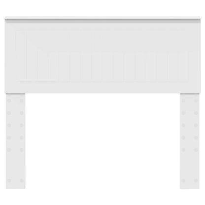 vidaXL Tête de lit Blanc brillant 100 cm Bois d'ingénierie