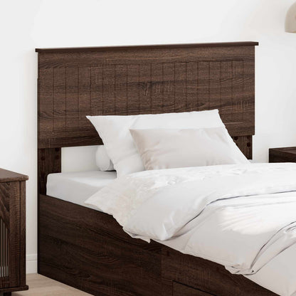 vidaXL Tête de lit Chêne marron 100 cm Bois d'ingénierie