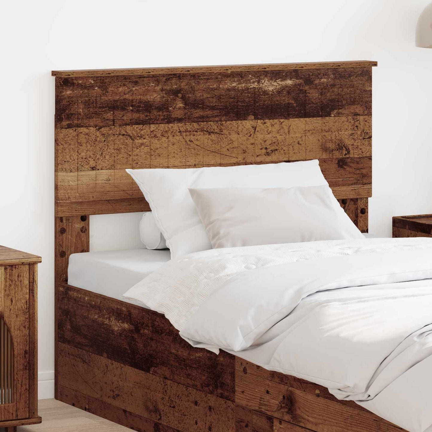 vidaXL Tête de lit en bois de récupération 100 cm Bois d'ingénierie