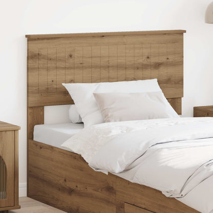 vidaXL Tête de lit Chêne Artisan 100 cm Bois d'ingénierie