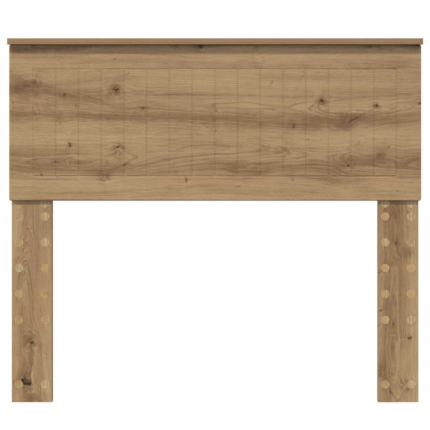 vidaXL Tête de lit Chêne Artisan 100 cm Bois d'ingénierie