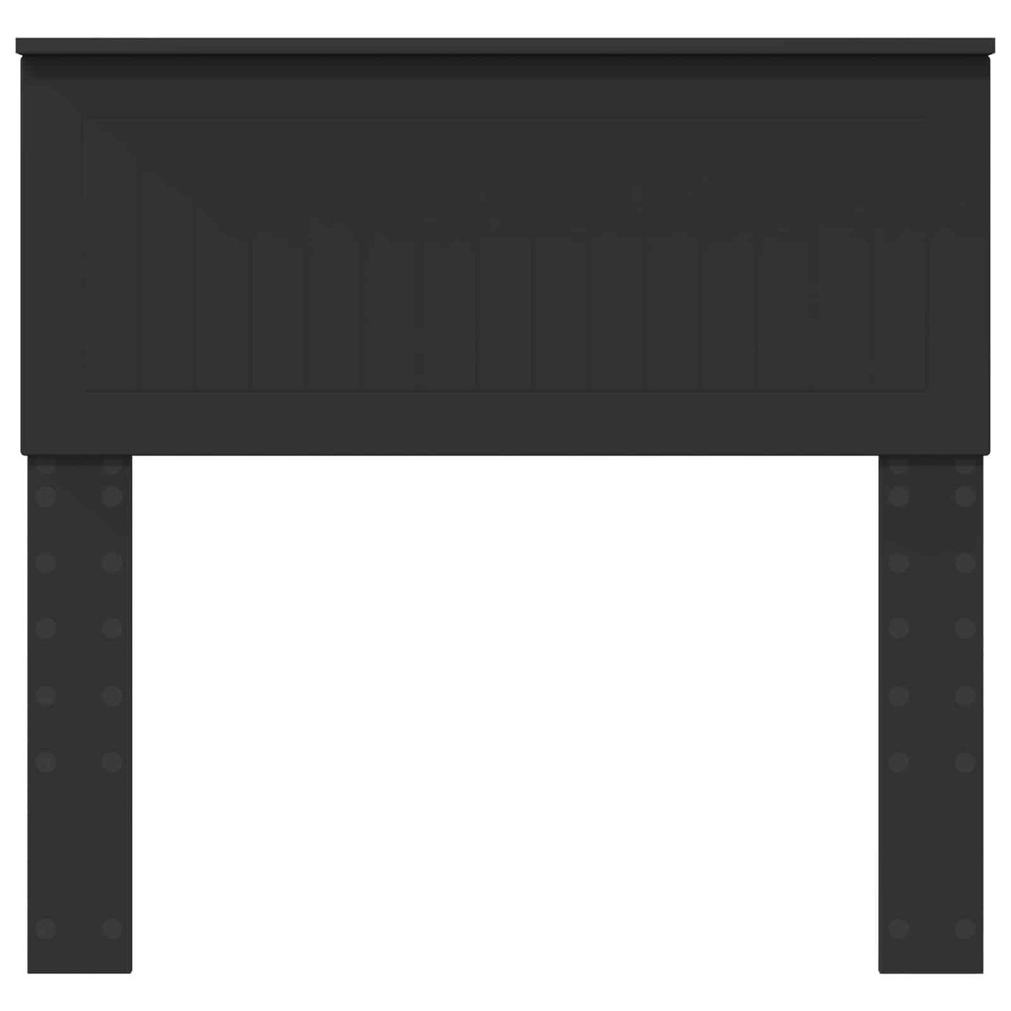 Kopfteil Schwarz Eichen-Optik 90 cm Holzwerkstoff