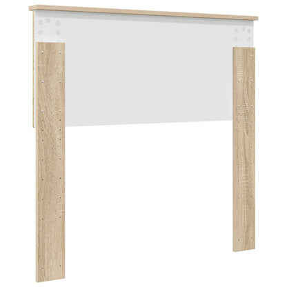vidaXL Tête de lit chêne sonoma 90 cm bois d'ingénierie