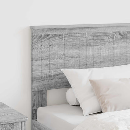 vidaXL Kopfteil Graues Sonoma 90 cm Holzwerkstoff