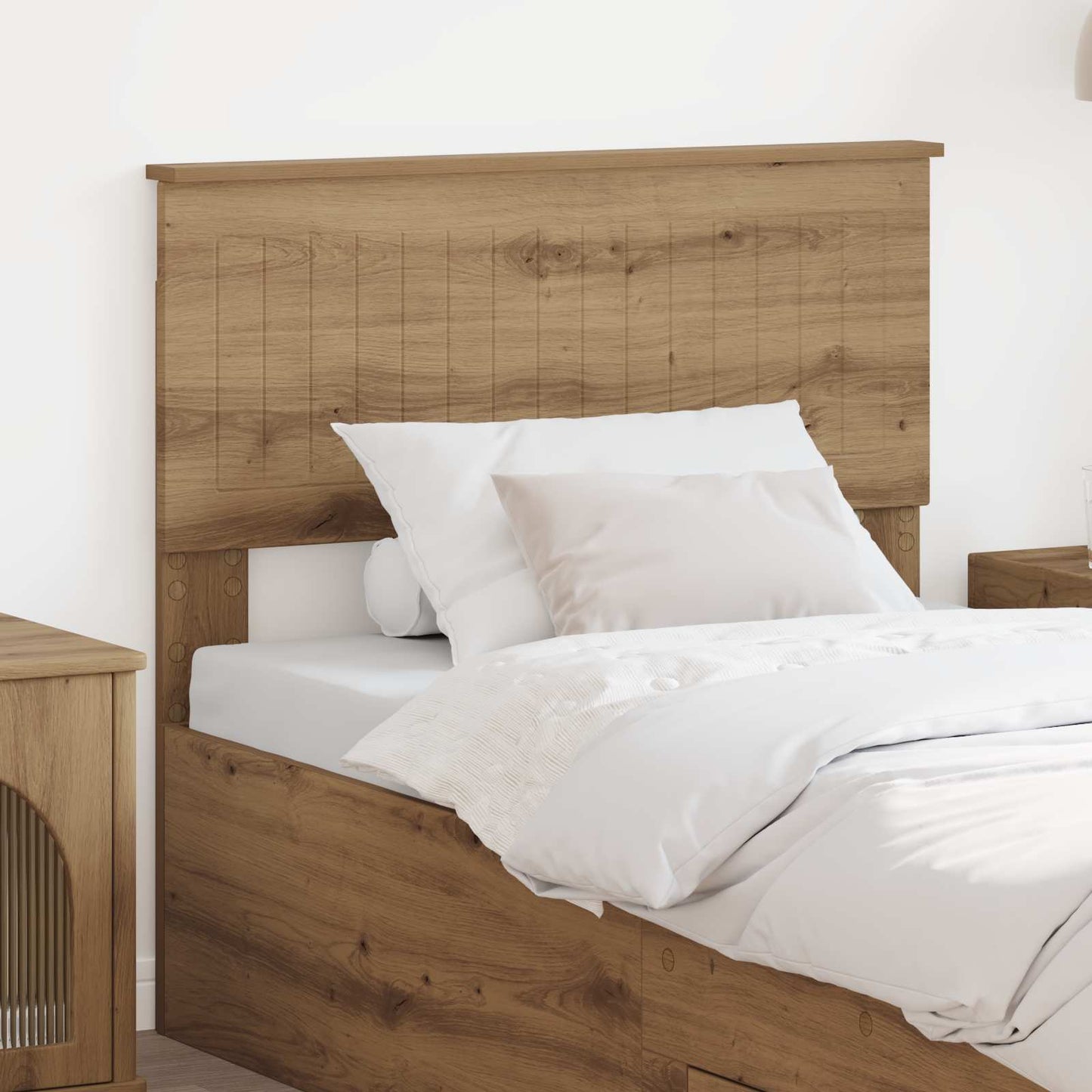 vidaXL Kopfteil Artisan-Eiche 90 cm Holzwerkstoff