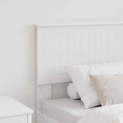 Kopfteil Weiß 80 cm Holzwerkstoff