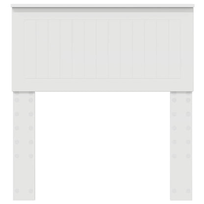 Kopfteil Weiß 80 cm Holzwerkstoff