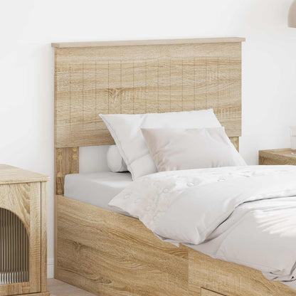 vidaXL Kopfteil Sonoma-Eiche 80 cm Holzwerkstoff