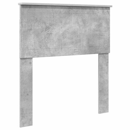 vidaXL Kopfteil Beton Grau 80 cm Holzwerkstoff