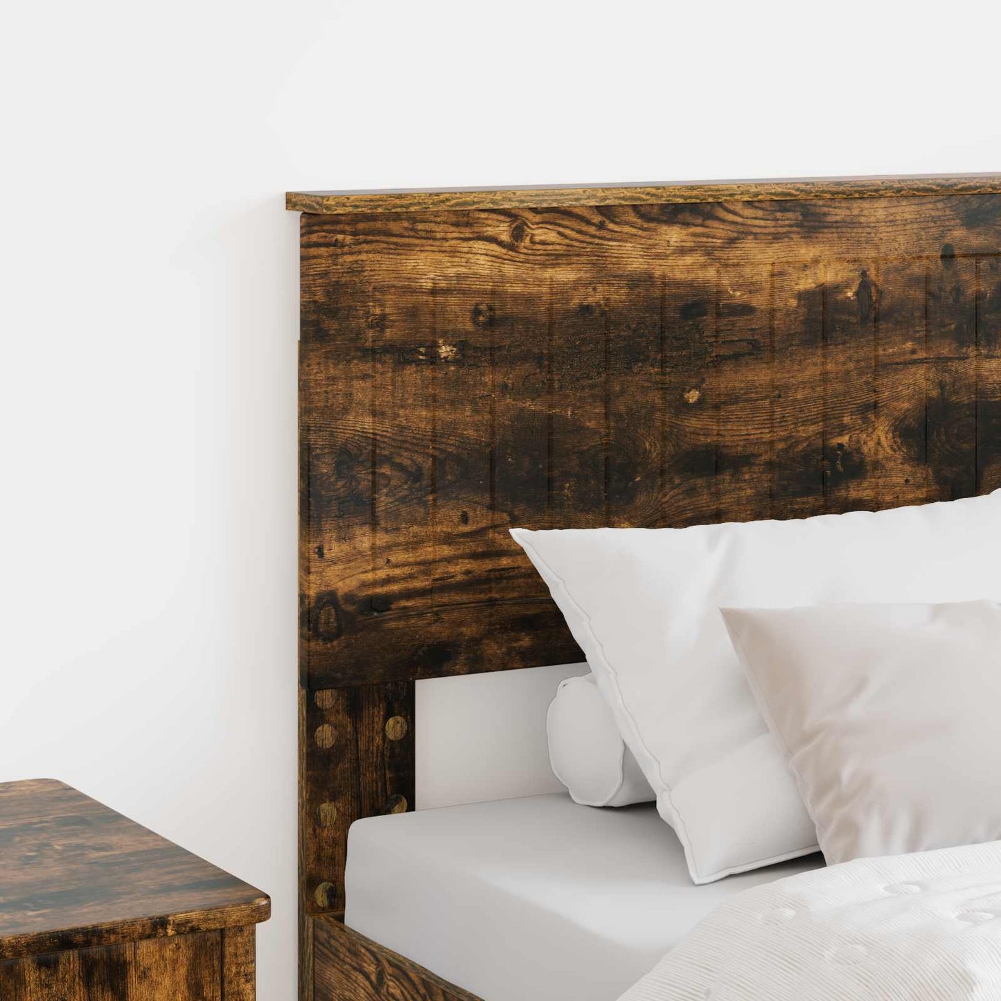vidaXL Kopfteil Geräucherte Eiche 80 cm Holzwerkstoff
