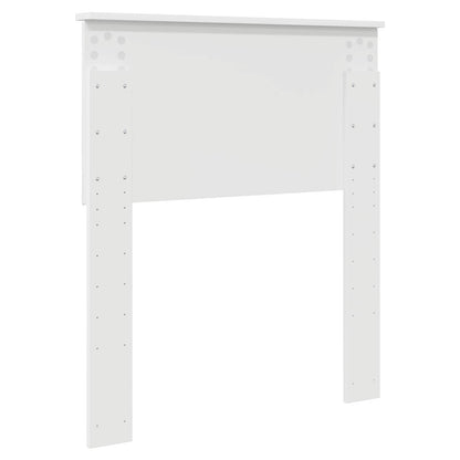 vidaXL Kopfteil Weiß 75 cm Holzwerkstoff