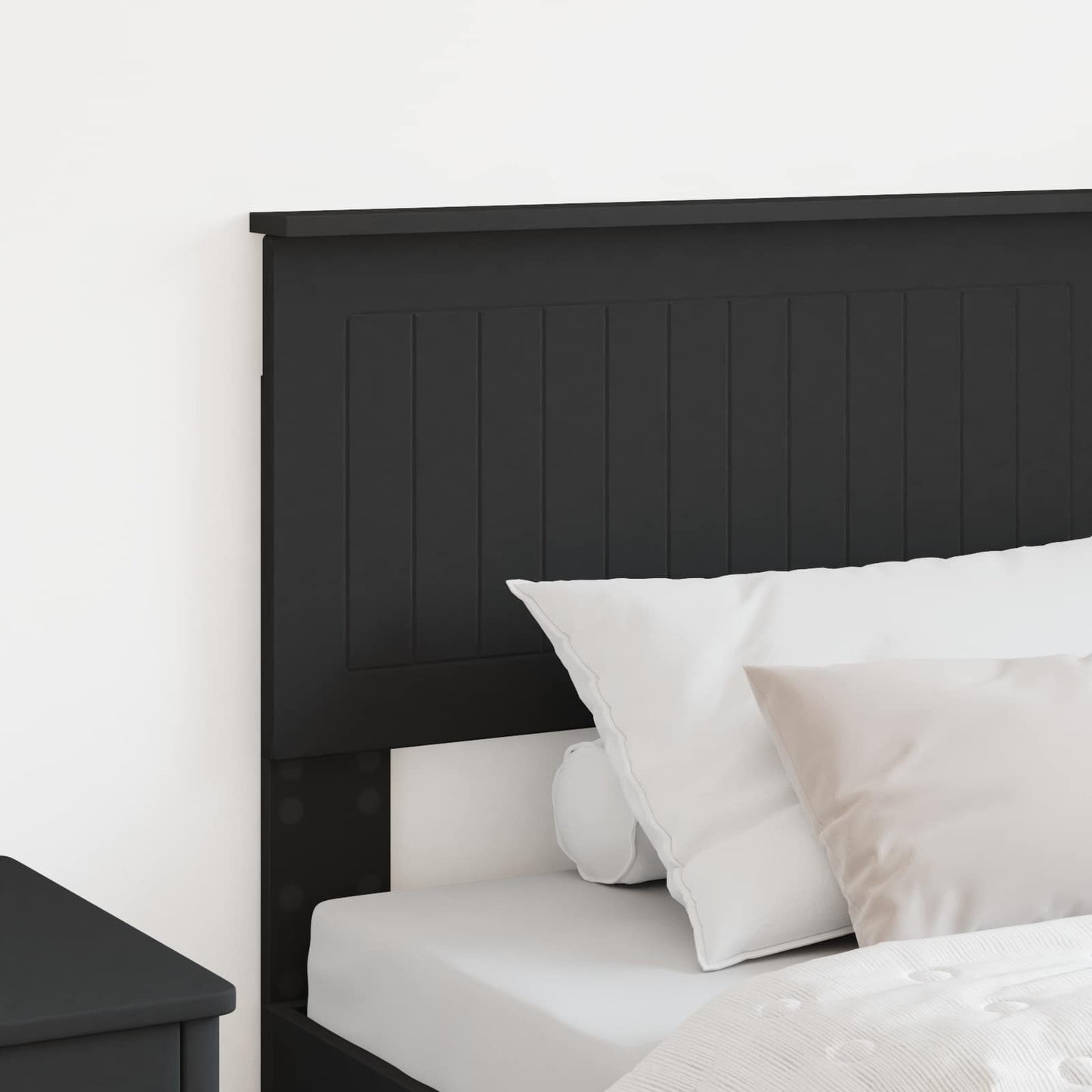 vidaXL Kopfteil Schwarz Eichen-Optik 75 cm Holzwerkstoff