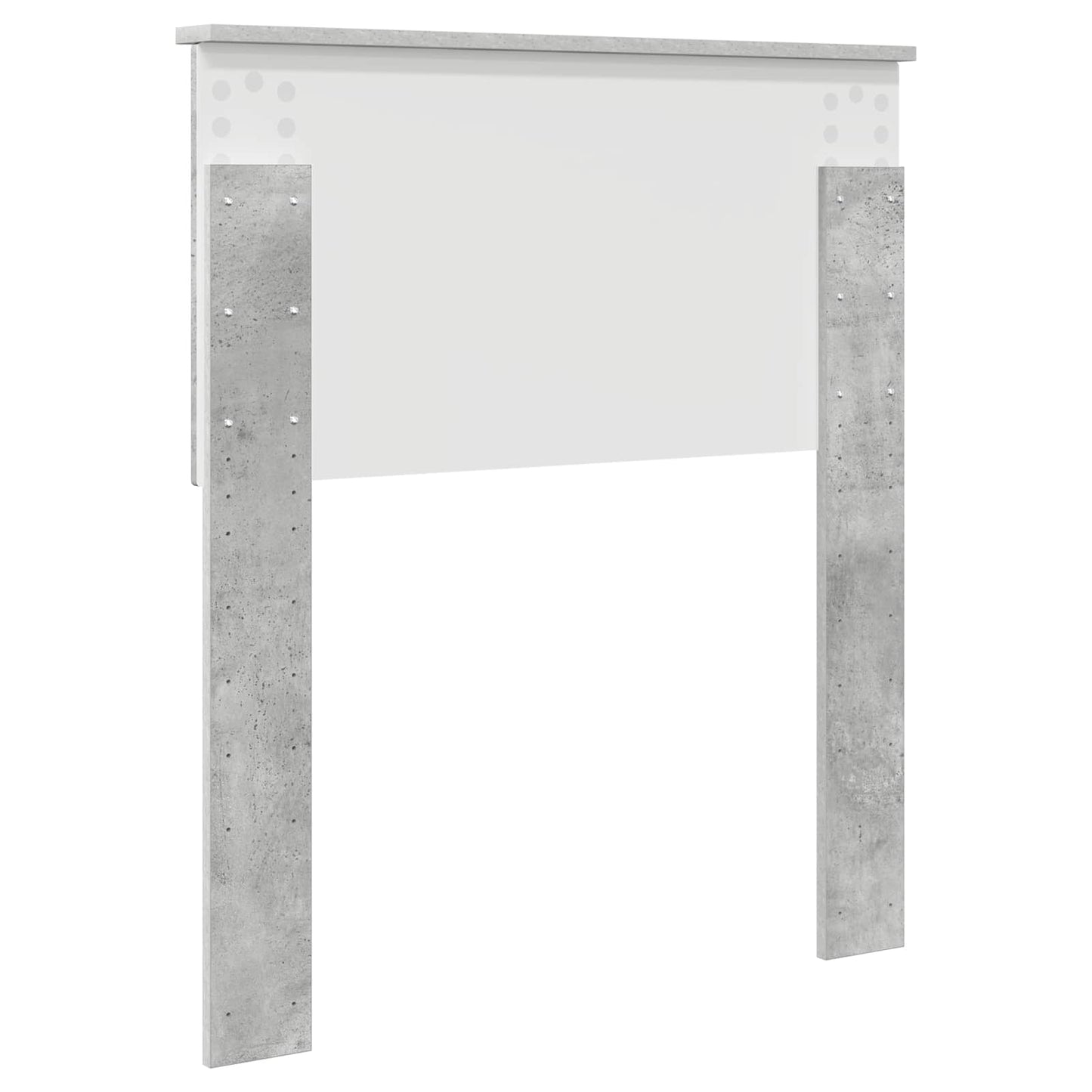 Kopfteil Beton Grau 75 cm Holzwerkstoff